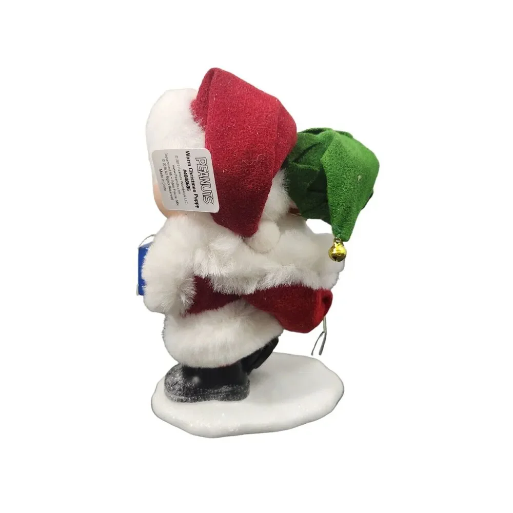 DEPT 56  PEANUTS CHARLIE BROWN SNOOPY WARM CHRISTMAS PUPPY FIGURE 2016